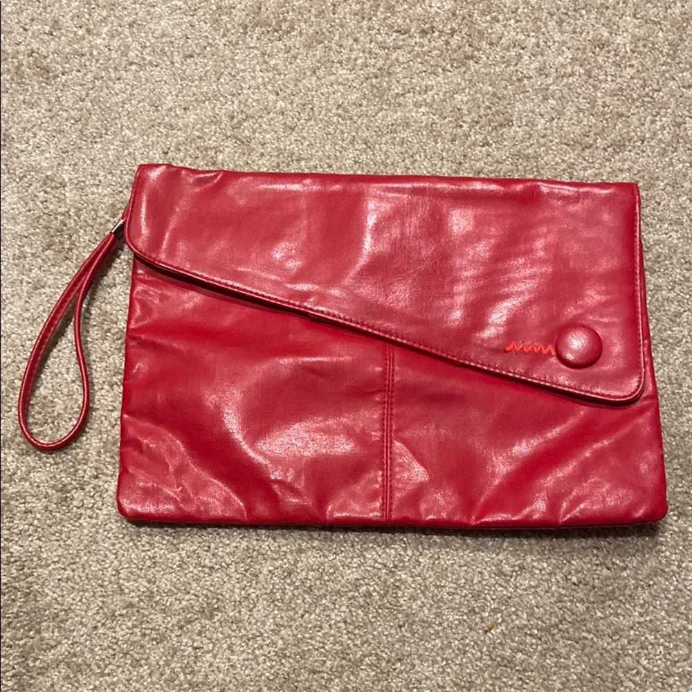 Vintage Retro Red Wristlet Bag